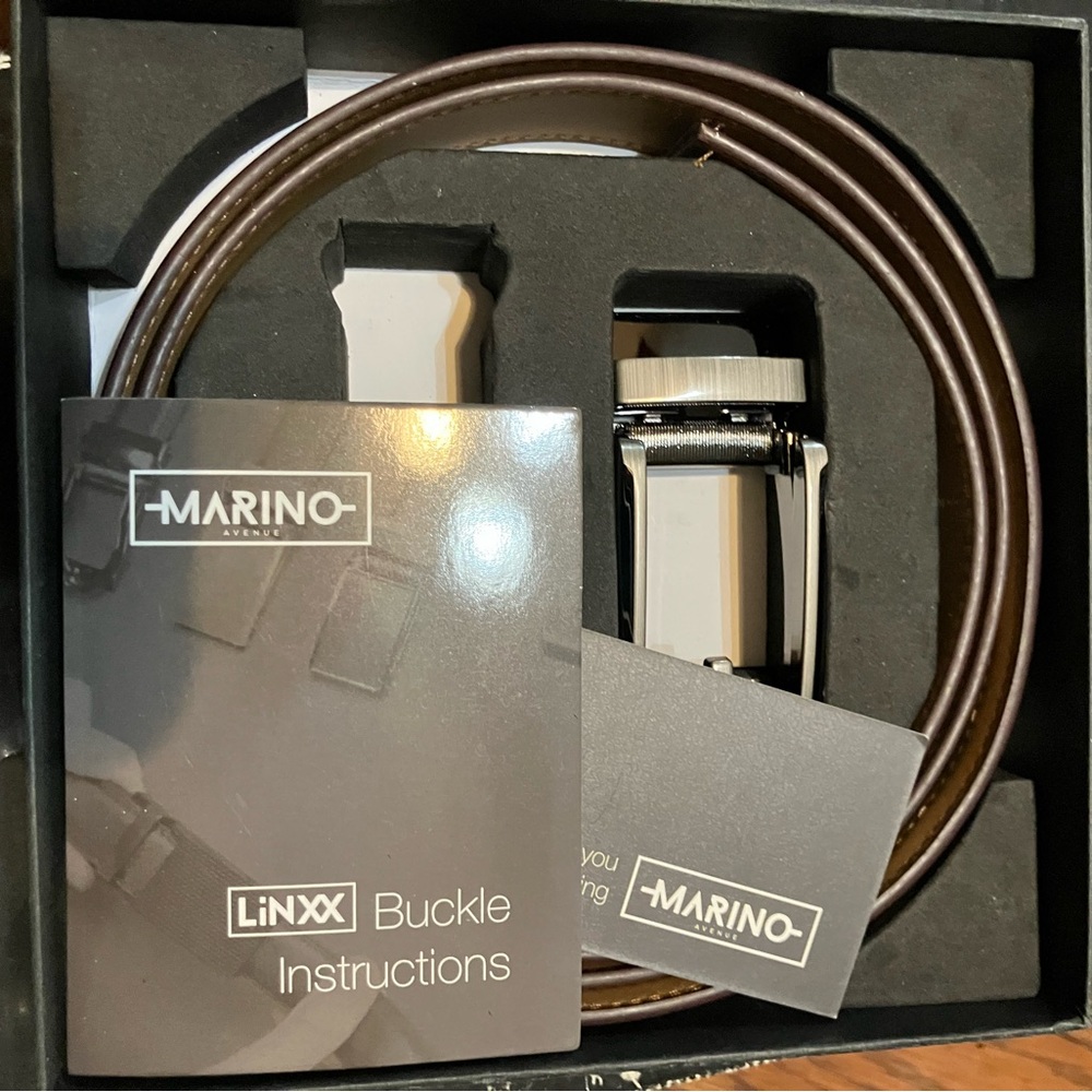 New in Box Marino Men’s Brown Belt